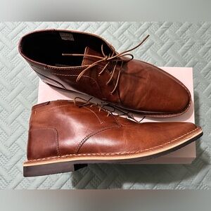 Steve Madden Tan Leather Chukka Boots
